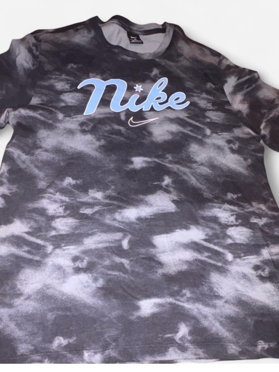 Nike Other - Nike Black and Light Blue Tie-Dye Logo Tee